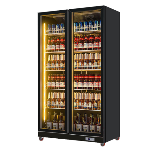 Full Glass Door 2-Door Display Chiller