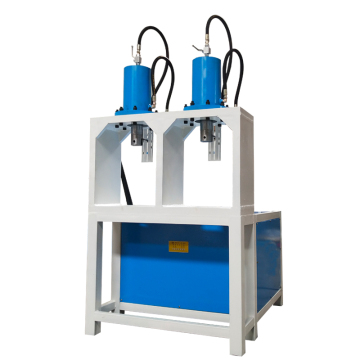 Semi-Automatic Storage Rack with CNC Hydraulic Punching Machine for Guardrail Round Pipe