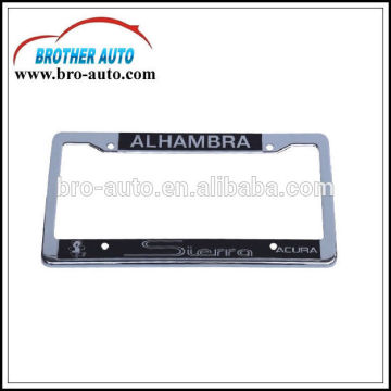 Stainless steel standard American 310*165mm size custom car license plate frame