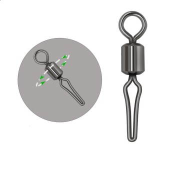 Wholesale High-Quality Rolling Swivels and Snap Rings for Fishing Tackle Accessories