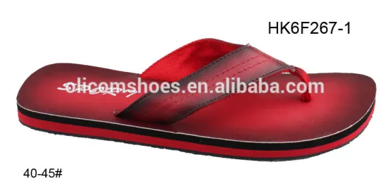 New Design High Quality China Eva Materials Man Slipper