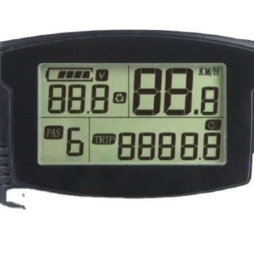 EMC Certified ROHS Compliant IP65 Waterproof LCD Display for 24V, 36V, 48V Electric Bikes