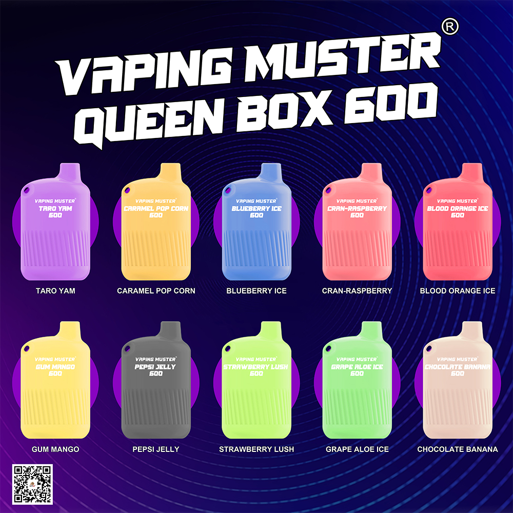 Queen Box E-Thuốc lá 600 Puffs