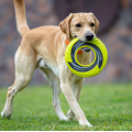 ナイロン生地非有毒な空飛ぶディスク犬のおもちゃ