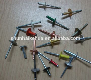 Fashionable colored aluminium pop rivet with high quality