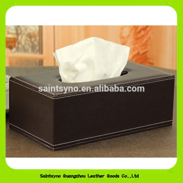 16004 Durable quality pu leather tissue holder