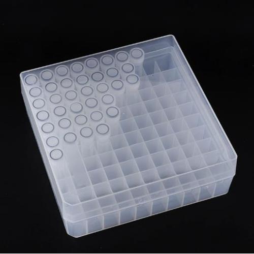 Caja de congelación de plástico Box Cryo Tube 100 Lugares