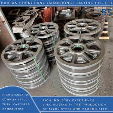 Robust Cast Steel Idler Designed for Railway Use