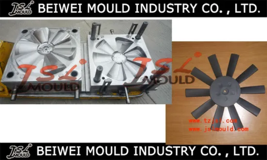 injection plastic car Fan BLade mold