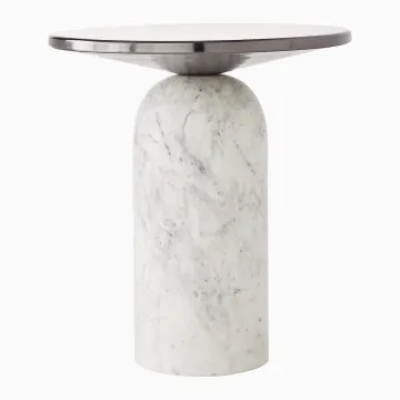 Nordic modern luxury natural marble side corner table