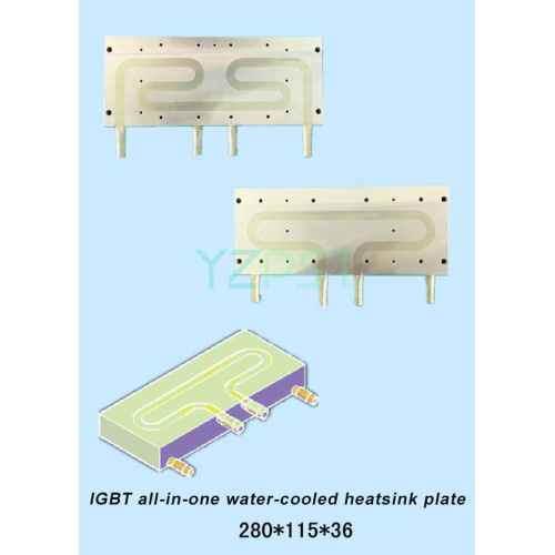 YZPST brand IGBT all-in-one water-cooled heatsink plate