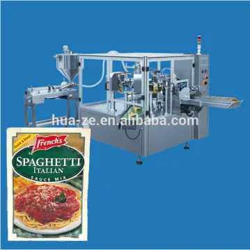 pre made stand-up doypack pouch rotary packing machine
