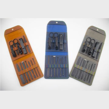 Professional Stainless Steel Men's Nail Clipper Set - Manicure Pedicure Kit
