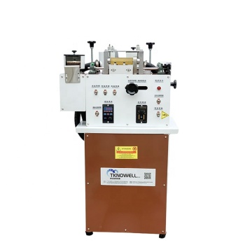 Two-Wheel Belt Edge Grinding and Polishing Machine for Leather Manufacturing