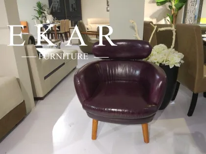 Backpack crossback bentwood occasional chair genuine leather sofa chair