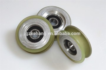 PU U groove wheel or guide roller bearing for door window sliding