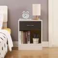 Wood Nightstands Dresser Bedside Table Minimalist Bedroom