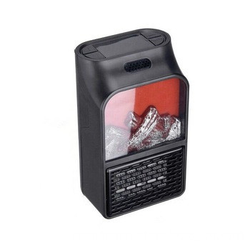 Wall-Outlet 3D Flame Quiet Electric Portable Ceramic Heaters