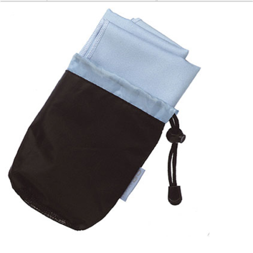 serviette de sport en microfibre imprimée avec un sac