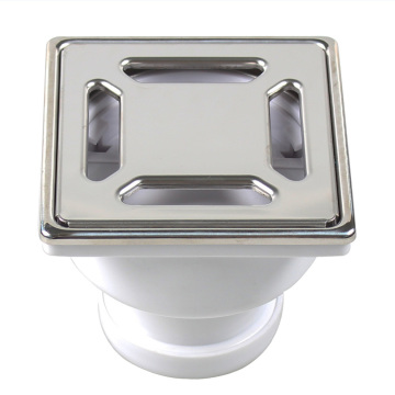 Square Shower Grate Removable Strainer - Stainless Steel Kitchen Sink Strainer 100mm