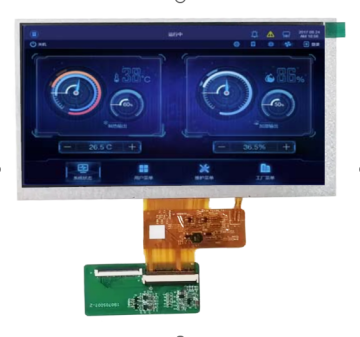 Inno Lux 7 Inch LCD Square Pixel Display Screen for Portable DVD