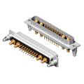 21W4 Power D-SUB lodrätt PCB-manlöd typ