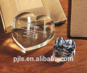 Love Crystal Heart For Wedding Favors