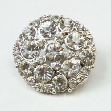 Sparkling Silver Crystal Rhinestone Buttons: Fashion Accessory for Your Garments