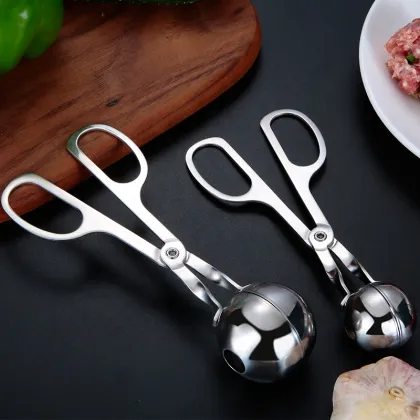 Stainless Steel Meat Ballers Meatball Spoon Meatball Clip