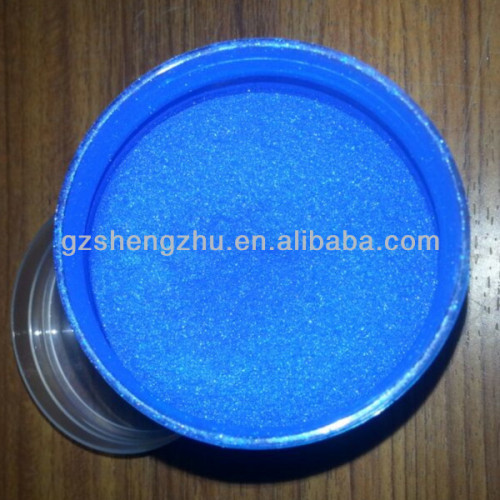 Crystal cobalt blue pearl pigment