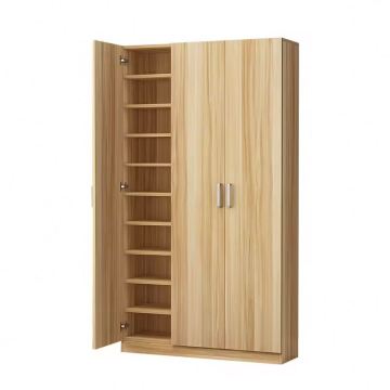 Weißer rattan nordischer Holzschuhschrank für Wohnzimmer