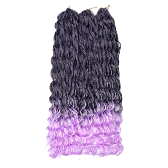 New Arrival Loose Hair Bundles For Braiding Water Wave Curly Synthetic Hair Extensions Silky French Curl Crochet Hair Extensions