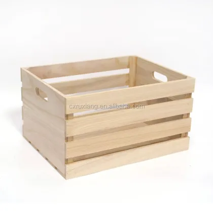 Paulownia Wood Farm Produce Crates & Boxes