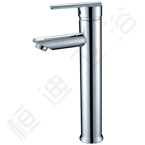 Miscelatore monocomando per lavabo in ottone cromato