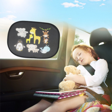 Universal Fit Car Side Window Sunshade: Cartoon Magnetic Sun Insulation for Vehicle Sun Protection