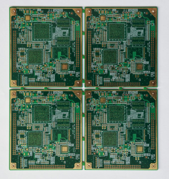 Resin plugged holes HDI circuit boards