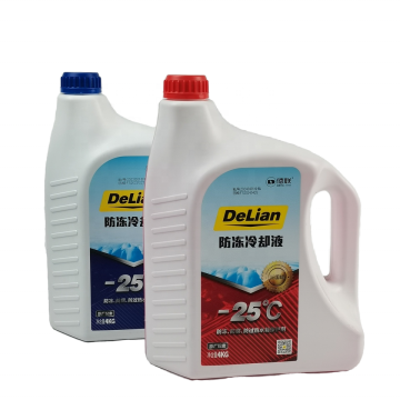 High Quality Red/Green Antifreeze Coolant, 4L, Ethylene Glycol, Freezing Point -25°C