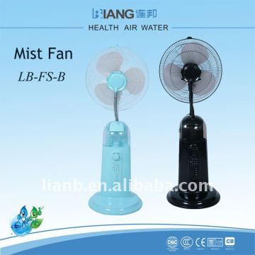 2014The multifunctional and cost-effective 100%copper motor PP blade ABS fan body AS humidifier mixed PP base mist fan