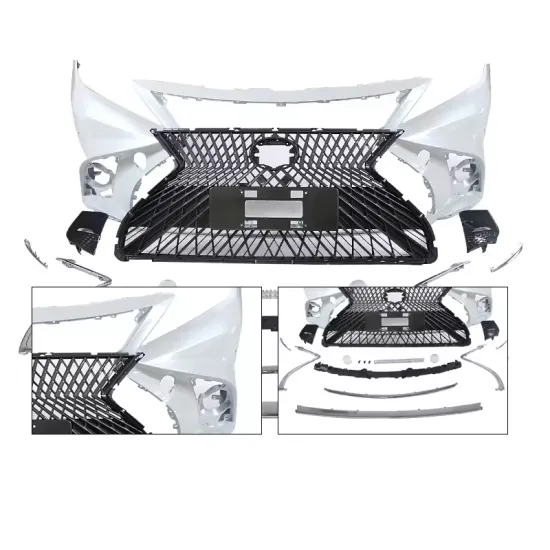 TOYOTA Camry 2018-2020 Front Bumper Assembly Upgrade to LEXUS LS Style Kit with Grille