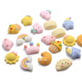 100 pcs / lot Simulation dessin animé Kawaii résine décoration artisanat Flatback Cabochon Scrapbooking ajustement pince à cheveux embellissements bricolage Acc