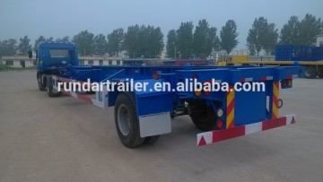 1 axis 40 feet container transport semi-trailer (20T)
