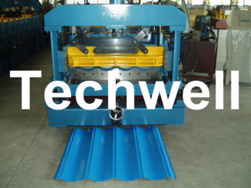 Hydraulic Cutting 13-22 Stations Tile Roof Making Machine