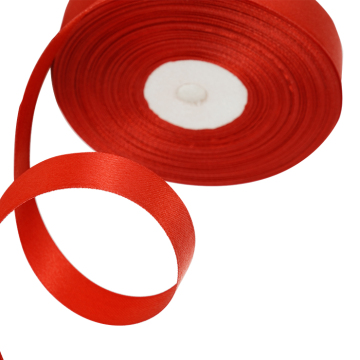 Factory Direct High Quality Double Face Edge Satin Ribbon - Custom Multi-Color Polyester Solid Color Satin Ribbon