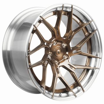 Bku Racing Forged 2 Piece Wheels 19-23 Inch Concave Rims for Luxury Cars (5x112/5x114.3)