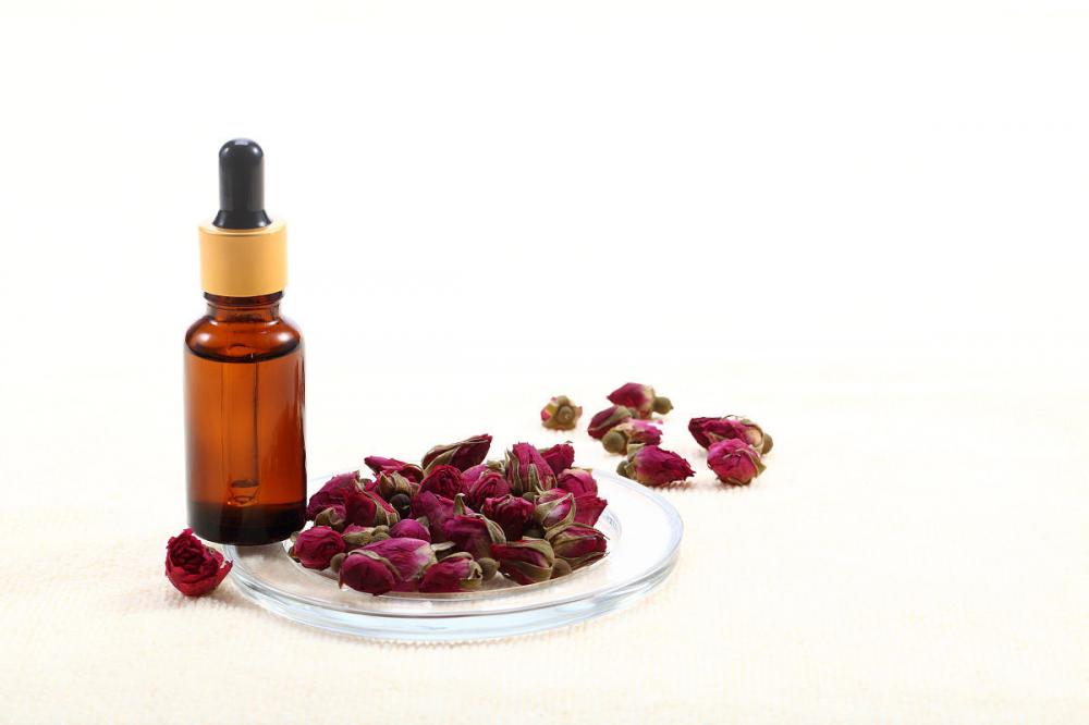 100% de aceite puro de rosa esencial para aromaterapia de masaje