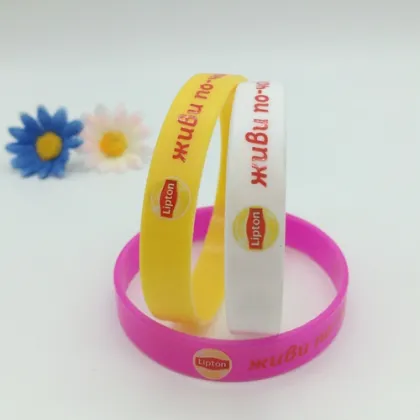 Custom Printed Lipton Silicone Wristband