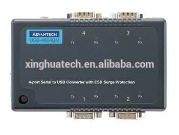 Advantech 4-port Serial to USB Converter with ESD Surge Protection USB-4604BM-AE