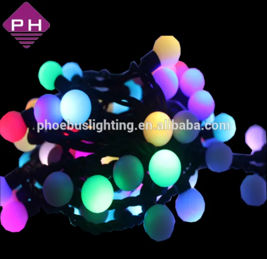 RGB color changing ball string light 5m/50led