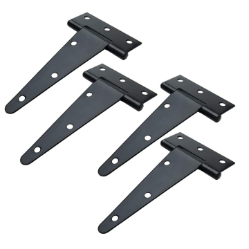 Black Wrought Hardware Iron Rustproof T-Strap