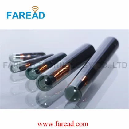 134.2khz 125khz RFID Glass tag 1.4*8mm Microchip